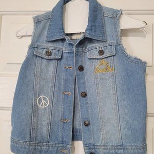 Kids Denim Vest/Jean Jacket "The Beatles" Themed